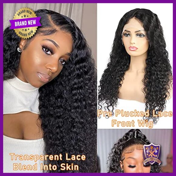 13x4 Deep Wave Lace Front Wig, 180 Density, Brazilian Virgin Human Hair main image 4